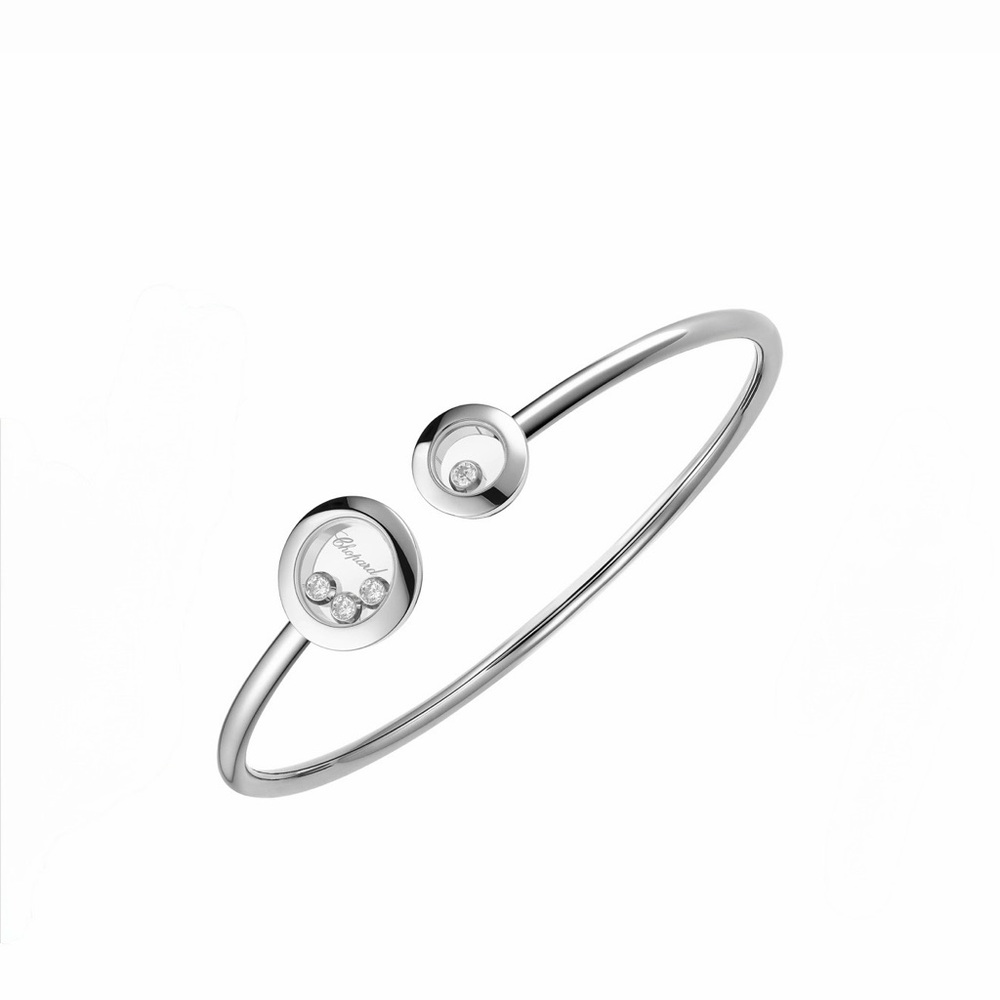 Authentic Chopard Bangle Happy Diamonds Bracelets… - image 1